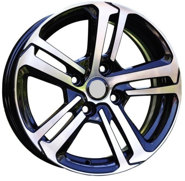 Jante 208 GT Black Polished pour Peugeot 206 à partir de 10/1998 par Auto Look Perfect