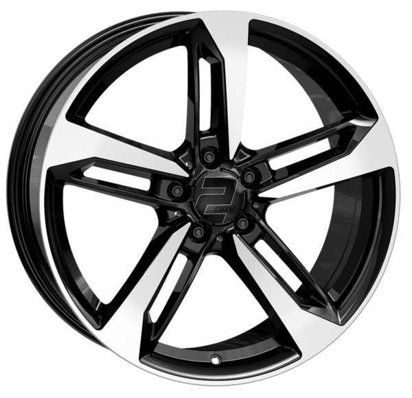 Jante 2DRV WH36 Black Polished pour Volkswagen Golf 5 par Auto Look Perfect