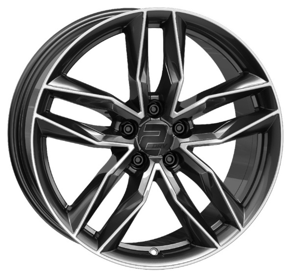 Jante 2DRV WH40 Dark Gunmetal Polished pour Volkswagen Golf 5 par Auto Look Perfect