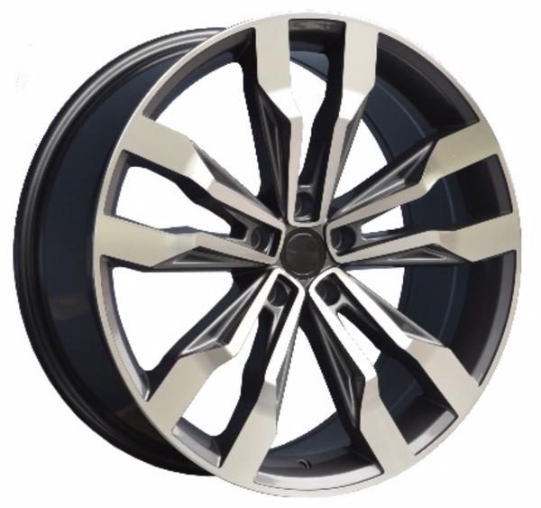 Jante Tiguan R Line Gunmetal Polished pour Skoda Octavia à partir de 06/2004 par Auto Look Perfect