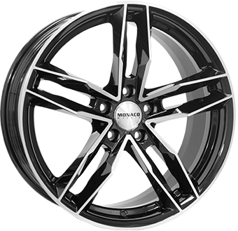 Jante Monaco RR8M Poliblack pour Volkswagen T-Cross Depuis 2018 par Auto Look Perfect