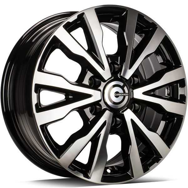 Jante ALT Hero Black Polished pour Mercedes Sprinter 6 Trous Depuis 2018 par Auto Look Perfect