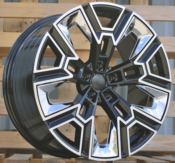 Jante ALT0225 Black Polished pour Bmw Série 7 F01/F02 par Auto Look Perfect