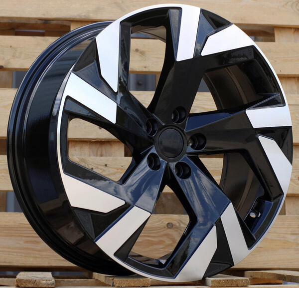 Jante ALT032X Black Polished pour Volkswagen Golf 5 par Auto Look Perfect