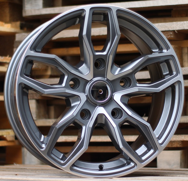 Jante ALT1521 Grey Polished pour Ford Transit Custom I entraxe 5x160 par Auto Look Perfect