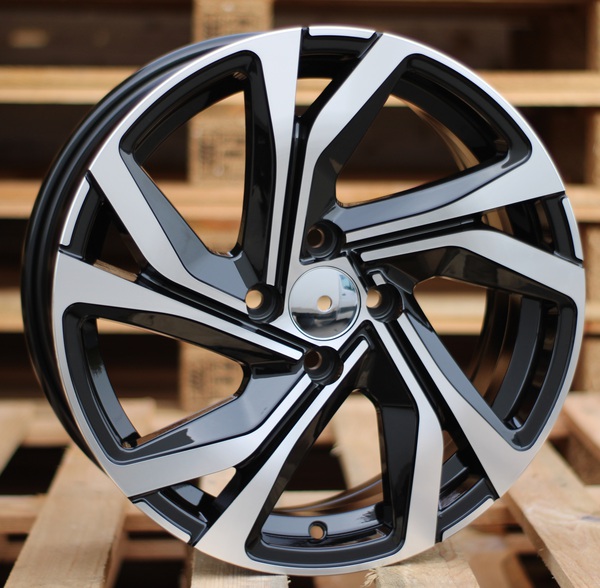 Jante ALT2675 Black Polished pour Renault Clio 4 Depuis 2012 par Auto Look Perfect