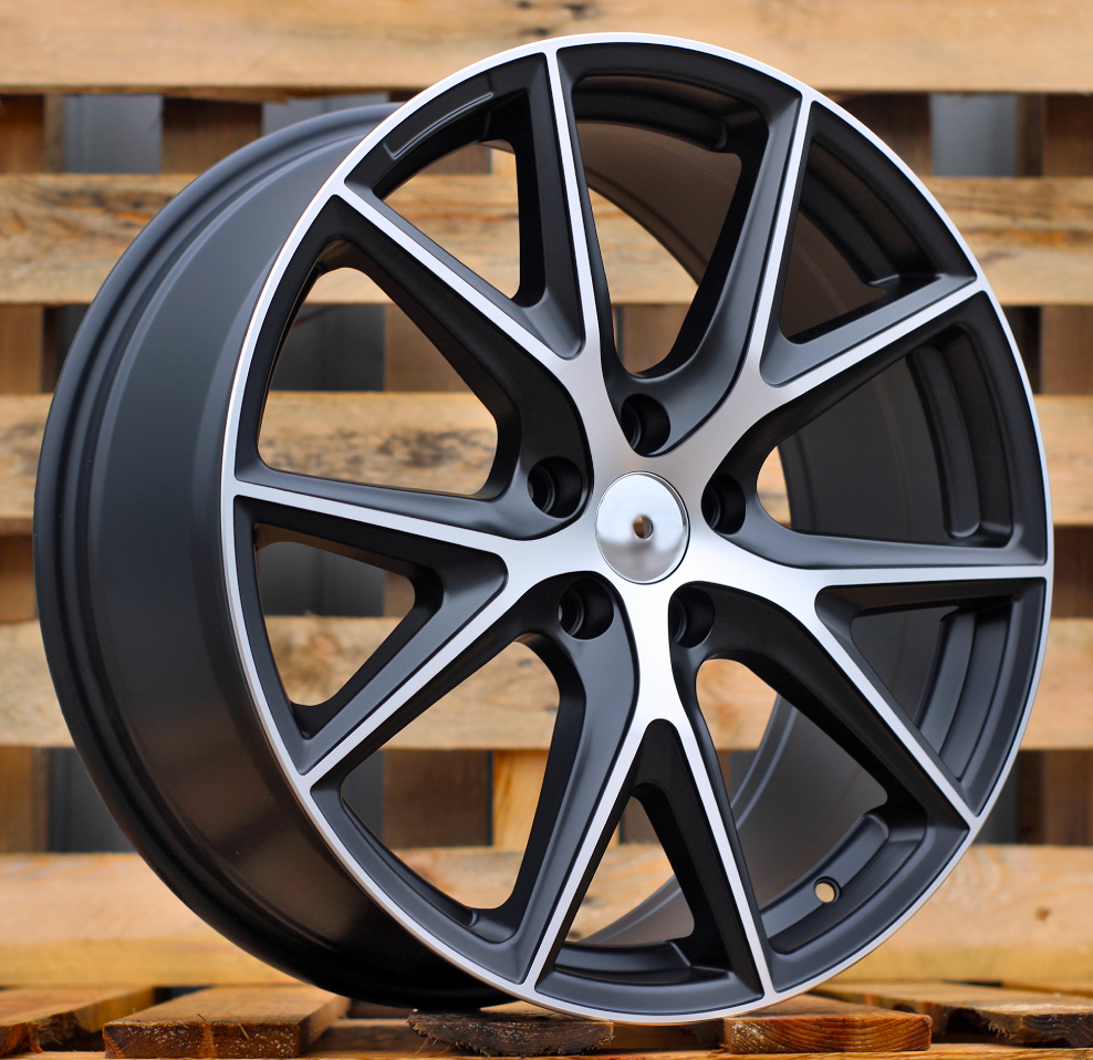 Jante ALT2975 Matt Black Polished pour Audi A3 8P 2004- par Auto Look Perfect