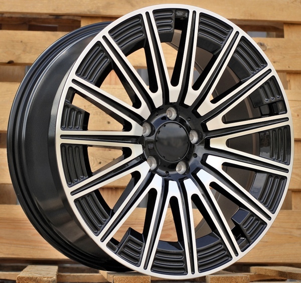 Jante ALT500 Black Polished pour Mercedes Classe C W203 05/2000 à 08/2007 par Auto Look Perfect