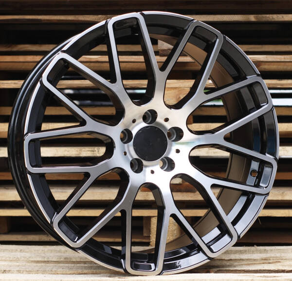 Jante ALT6810 Black Polished pour Mercedes Classe E W212 après 2009 par Auto Look Perfect