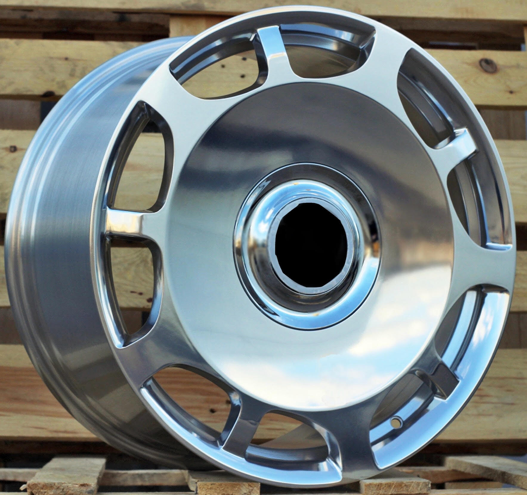 Jante ALT700X Full Polished pour Mercedes Classe C W203 05/2000 à 08/2007 par Auto Look Perfect