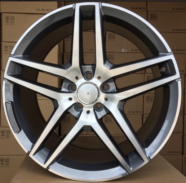 Jante ALT769 Grey Polished pour Mercedes Classe C W203 05/2000 à 08/2007 par Auto Look Perfect
