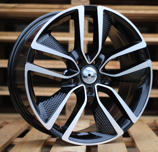 Jante ALT8125 Black Polished pour Renault Mégane 3 à partir de 12/2008 par Auto Look Perfect