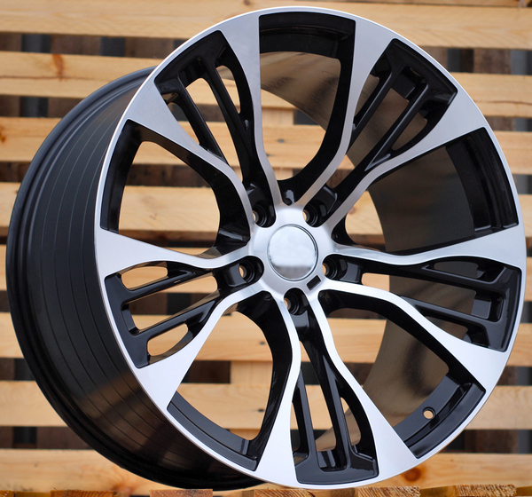 Jante ALT158 Black Polished pour Bmw X6 (E71) 2008 à 2014 par Auto Look Perfect