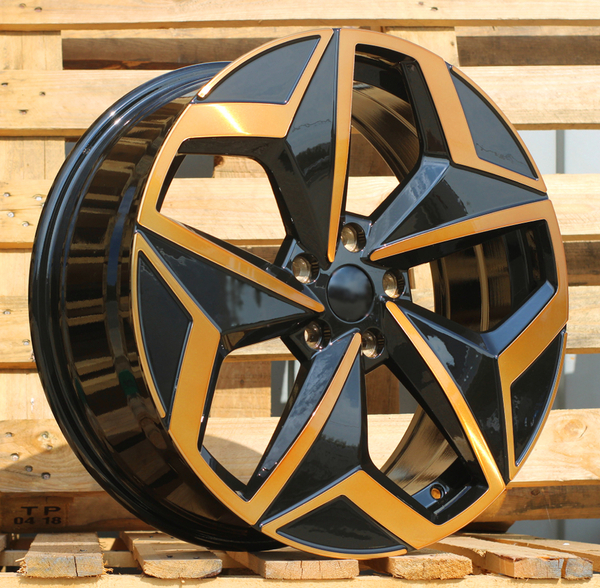 Jante ALT9465 Black Polished Cooper Bronze pour Skoda Octavia à partir de 2013 par Auto Look Perfect