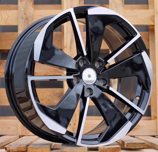Jante ALT9755 Black Polished pour Skoda Octavia à partir de 2013 par Auto Look Perfect