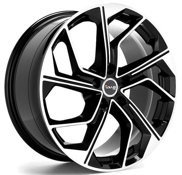 Jante Avus AC-522 Black Polished pour Volkswagen Transporter T5-T6 par Auto Look Perfect