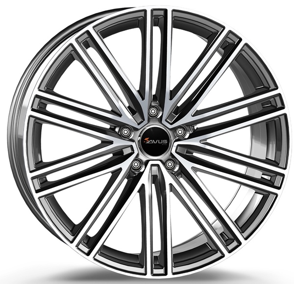 Jante Avus Racing AC-M08 Anthracite Polished pour Porsche Cayenne 2010- par Auto Look Perfect