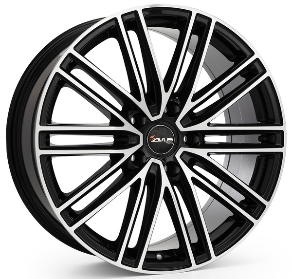 Jante Avus Racing AC-M08 Black Polished pour Porsche Macan par Auto Look Perfect