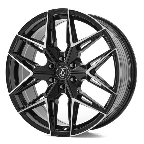 Jante Axe EX47T Black Polished pour Mercedes Sprinter 6 Trous Depuis 2018 par Auto Look Perfect