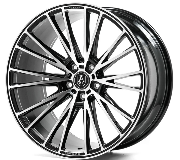 Jante Axe CF2 Forged Black Polished pour Bmw M5 F10 par Auto Look Perfect