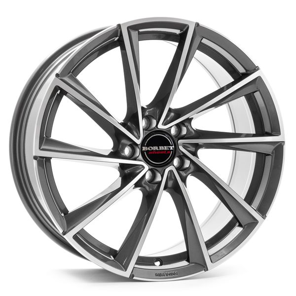 Jante Borbet VTX Graphite Polished pour Opel Astra H en 5x110 de 04/2004 à 10/2009 par Auto Look Perfect