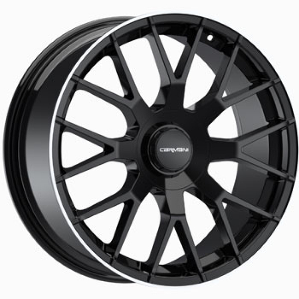Jante Carmani CA 19 Hugo Black Lip Polished pour Mercedes Classe E Coupé Depuis 2017 par Auto Look Perfect