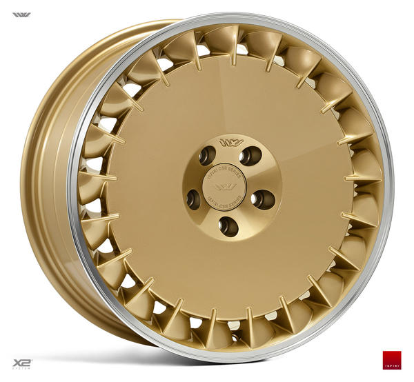 Jante Ispiri CSRD TF Vintage Gold pour Volkswagen T-Cross Depuis 2018 par Auto Look Perfect