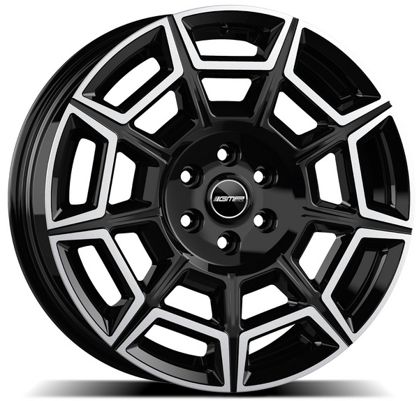 Jante GMP Pervan Black Polished pour Ford Transit Custom I entraxe 5x160 par Auto Look Perfect
