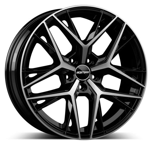 Jante Gmp Lunica Black Polished pour Opel Astra H en 5x110 de 04/2004 à 10/2009 par Auto Look Perfect