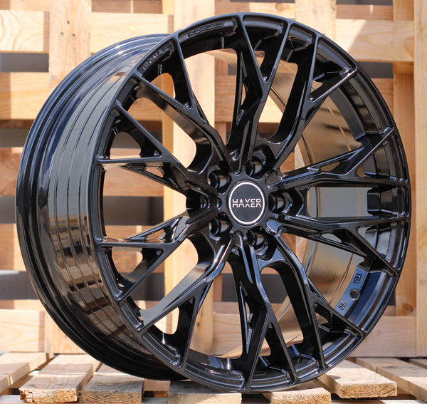 Jante Haxer HX042 Gloss Black pour Opel Astra H en 5x110 de 04/2004 à 10/2009 par Auto Look Perfect
