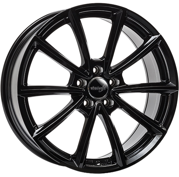 Jante Wheelworld WH28 Gloss Black pour Seat Leon MK2 de 2005 à 2013 par Auto Look Perfect