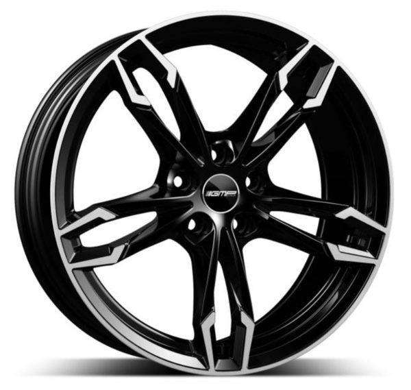 Jante GMP Dea Black Polished pour Bmw Série 3 (E46) 06/1998 à 03/2005 par Auto Look Perfect