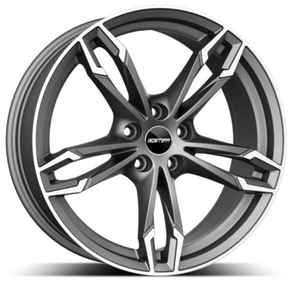 Jante GMP Dea Matt Anthracite Polished pour Bmw Série 3 (E46) 06/1998 à 03/2005 par Auto Look Perfect
