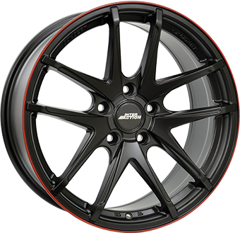 Jante Inter Action red Hot pour Volkswagen Golf 3 (1991-1997) par Auto Look Perfect