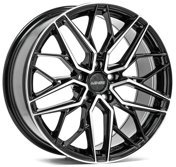 Jante Lenso Ventus Black Polished pour Opel Astra H en 5x110 de 04/2004 à 10/2009 par Auto Look Perfect