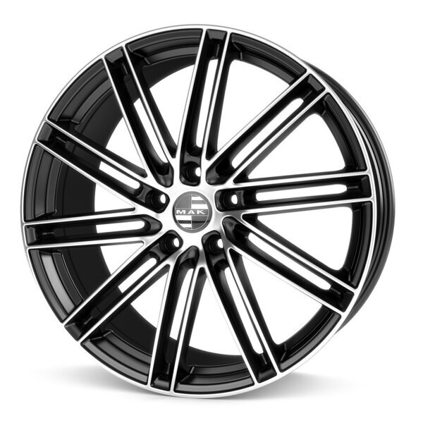 Jante Mak Leipzig Black Polished pour Porsche 911(997) Carrera S / 2S / Cabrio / S Cabrio / Targa par Auto Look Perfect
