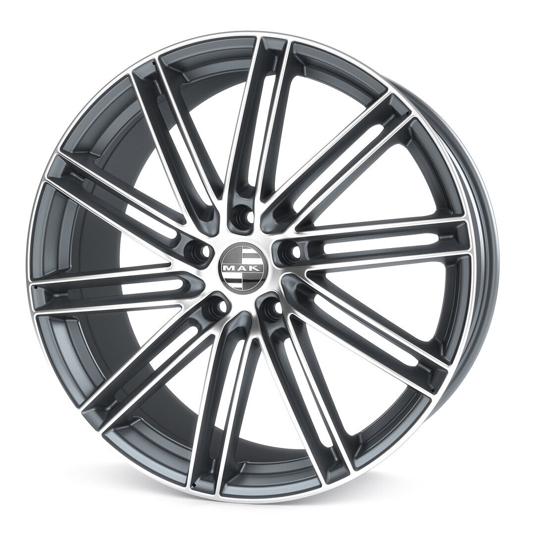Jante Mak Leipzig Gunmetal Polished pour Porsche 911(997) Carrera S / 2S / Cabrio / S Cabrio / Targa par Auto Look Perfect