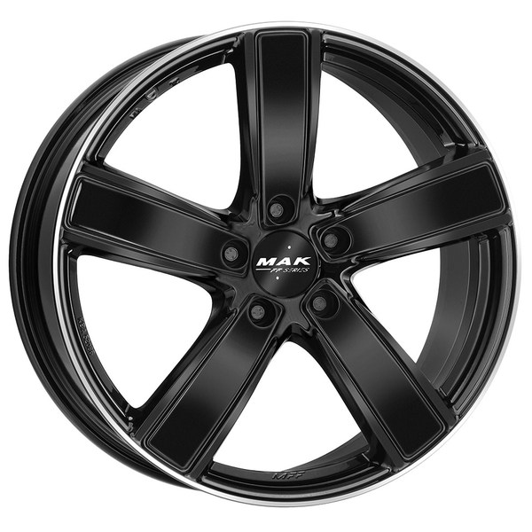 Jante Mak Turismo Gloss Black Lip Polished pour Porsche 911(997) Carrera S / 2S / Cabrio / S Cabrio / Targa par Auto Look Perfect