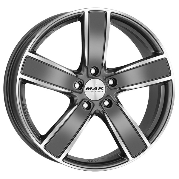 Jante Mak Turismo Gunmetal Face Polished pour Porsche 911(997) Carrera S / 2S / Cabrio / S Cabrio / Targa par Auto Look Perfect