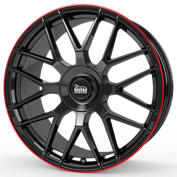 Jante Mam GT.1 Gloss Black Red Lip pour Mercedes Classe E Coupé Depuis 2017 par Auto Look Perfect