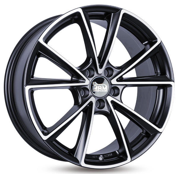 Jante Mam A5 Matt Poliblack pour Audi S4 8E 2003-2007 par Auto Look Perfect