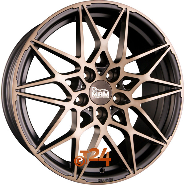 Jante Mam B2 Matt Black Bronze pour Bmw Série 5 (F10) et (F11) par Auto Look Perfect