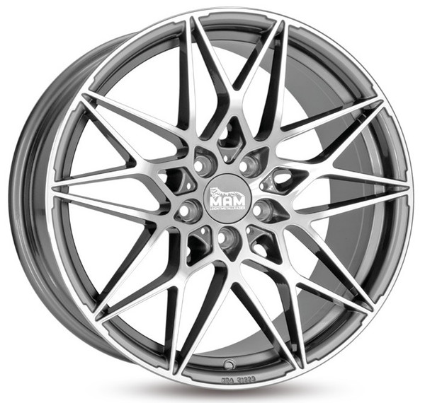 Jante Mam B2 Palladium Front Polished pour Bmw Série 5 (F10) et (F11) par Auto Look Perfect