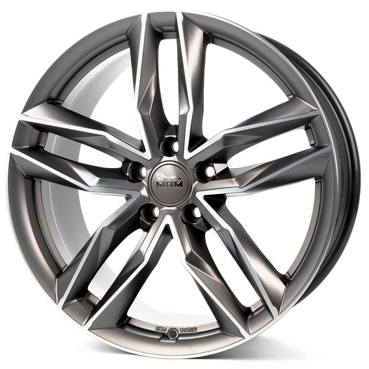 Jante Mam RS3 Matt Palladium Polished pour Audi S4 8E 2003-2007 par Auto Look Perfect