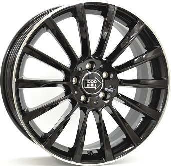 Jante Mille Miglia MM047 Black Polished Lip pour Mercedes Classe E Coupé Depuis 2017 par Auto Look Perfect