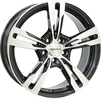 Jante Monaco GP4 Black Polished pour Bmw Série 3 (E36) 12/1989 à 05/1998 par Auto Look Perfect