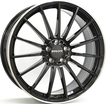 Jante Monaco MC1 Gloss Black Lip Polished pour Mercedes Classe E W212 après 2009 par Auto Look Perfect