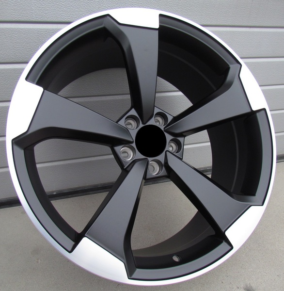 Jante New Rotor Matt Black Polished pour Audi A3 8P 2004- par Auto Look Perfect