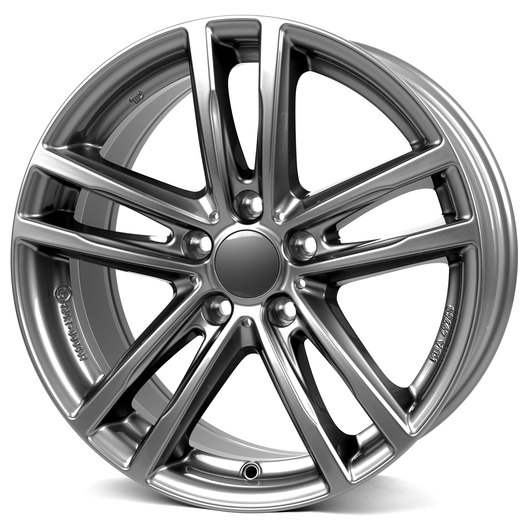 Jante Rial X10 Metal Grey pour Volkswagen Transporter T5-T6 par Auto Look Perfect