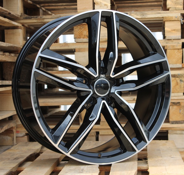 Jante ALT6211 Black Polished pour Porsche Cayenne 2010- par Auto Look Perfect